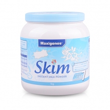 Maxigenes美可卓脱脂成人奶粉 蓝妹子1kg 6罐极速发货包直邮