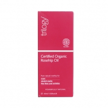 新包装trilogy趣乐有机玫瑰果油玫瑰精油 补水保湿亮白肤色淡化纹理温和不刺激 45ml