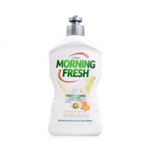 Morning Fresh洗洁精茉莉味浓缩去污无残留洗果蔬碗碟浇花不伤手400ml