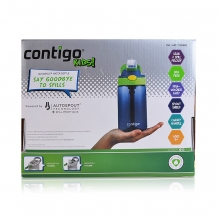 特价清仓套盒 美国Contigo康迪克儿童吸管运动水杯 宝宝儿童喝水防漏防摔 可爱便携 一盒3只多色