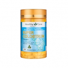 Healthy Care HC牛初乳咀嚼片 家庭通用高钙高蛋白 浓郁奶香增强体质 200片