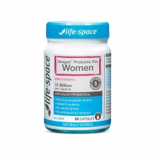 Life space 女士蔓越莓女性益生菌胶囊 护理调理肠胃促营养吸收 60粒