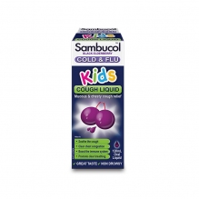 澳洲Sambucol儿童保健品小绿叶润喉止咳糖浆120ml
