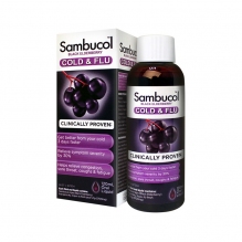 澳洲进口Sambucol黑接骨木小黑果成人感冒糖浆 提高免疫力 120ml
