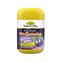 Nature s Way 佳思敏软糖 黑接骨木软糖 瓶装提升免疫力儿童维生素 60粒