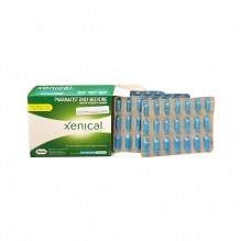 澳洲塞尼可Xenical 排油丸胶囊丸 小绿盒 去油排油塑身去除脂肪胆固醇堆积 整盒* 84粒