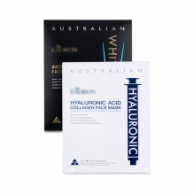 eaoron水光针黑白面膜一套 补水保湿嫩白提亮肤色收缩毛孔 玻尿酸黑白面膜 一套2盒