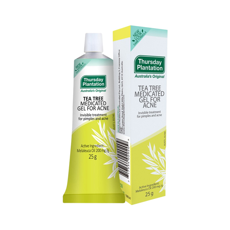 Thursday星期四农庄茶树祛痘凝胶男女面部青春痘粉刺痘印修护 25g