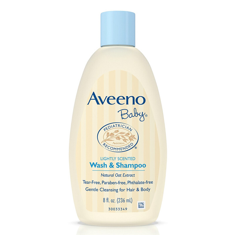 Aveeno/ 艾维诺婴儿天然燕麦洗发水沐浴露二合一354ml