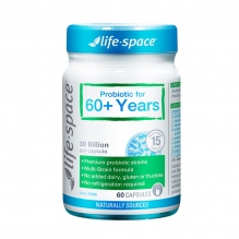 Life space 中老年人益生菌胶囊 调整肠胃便秘助消60粒