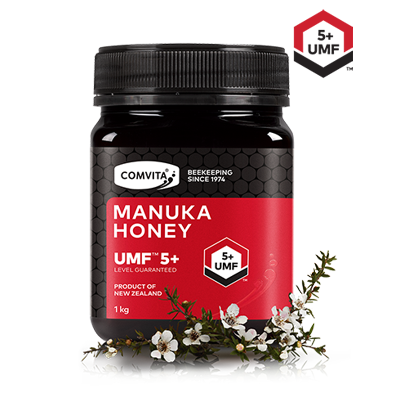 UMF5+ 新西兰comvita 康维他天然野生麦卢卡蜂蜜 1kg 新版