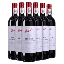 澳大利亚原瓶进口奔富bin128干红葡萄酒（库纳瓦拉设拉子） 旋盖 750ml
