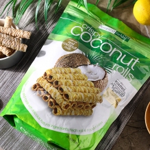 Tropicalfields椰子卷椰奶芝麻蛋酥松脆休闲零食265g