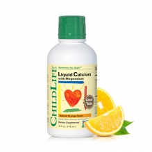 美国童年时光CHILDLIFE钙镁锌婴儿幼儿童补钙片宝宝补锌液体乳钙 474ml