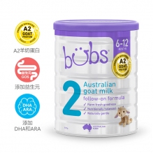  Bubs贝儿婴幼儿羊奶粉 二段 800g 新版 6罐极速发货包直邮