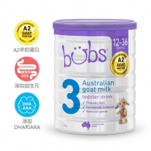 Bubs贝儿婴幼儿羊奶粉 三段 800g 新版 6罐极速发货包直邮