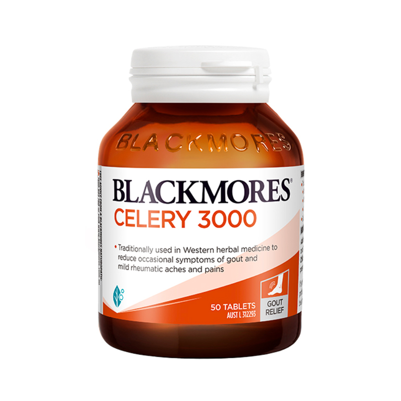 Blackmores 澳佳宝芹菜籽 3000mg西芹籽精华缓解关节疼痛温和利尿排尿酸50片