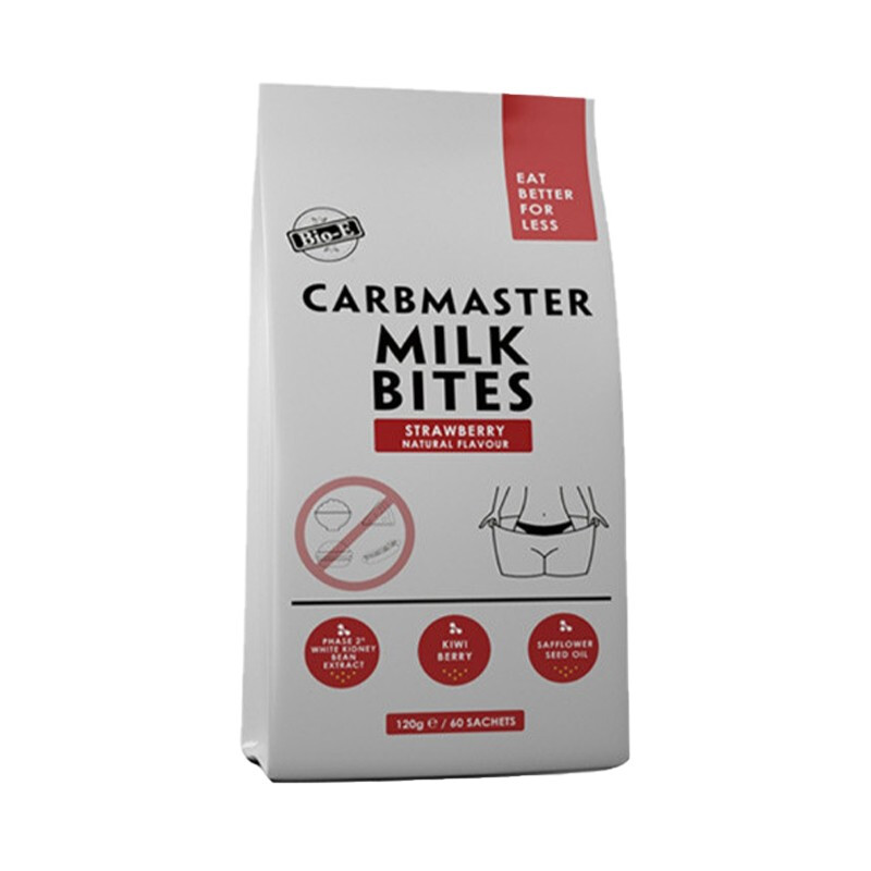 bioe白芸豆酵素片美食阻击片膳食纤维阻断剂清肠排宿便抗糖大餐救星 草莓口味 120g