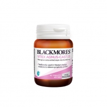 Blackmores 澳佳宝圣洁莓精华 天然草本配方卵巢保养调节荷尔蒙黄体酮 调理缓解痛经 40粒