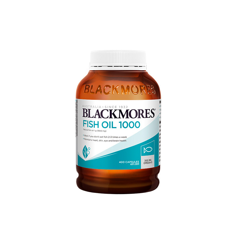 Blackmores 深海鱼油 中老年人原味鱼油有腥鱼油软胶囊 400粒