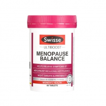 Swisse大豆异黄酮更年期平衡片 缓解绝经月经不调 调节性冷淡更年期情绪不佳 保护卵巢60粒
