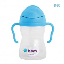 Bbox儿童水杯宝宝学饮杯第三代重力吸管杯新版240ml钻蓝天蓝色