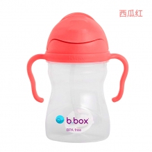 Bbox儿童水杯宝宝学饮杯第三代重力吸管杯新版240ml西瓜红