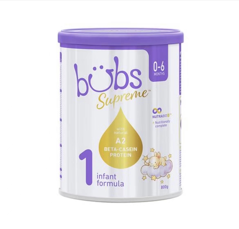BUBS贝臻 A2β酪蛋白牛奶粉婴幼儿童配方奶粉1段