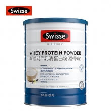 Swisse斯维诗蛋白粉  补充蛋白质 乳清蛋白粉 补充营养 香草味 450g 健身营养粉 一般贸易
