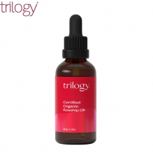 新包装trilogy趣乐有机玫瑰果油玫瑰精油 补水保湿亮白肤色淡化纹理温和不刺激 45ml