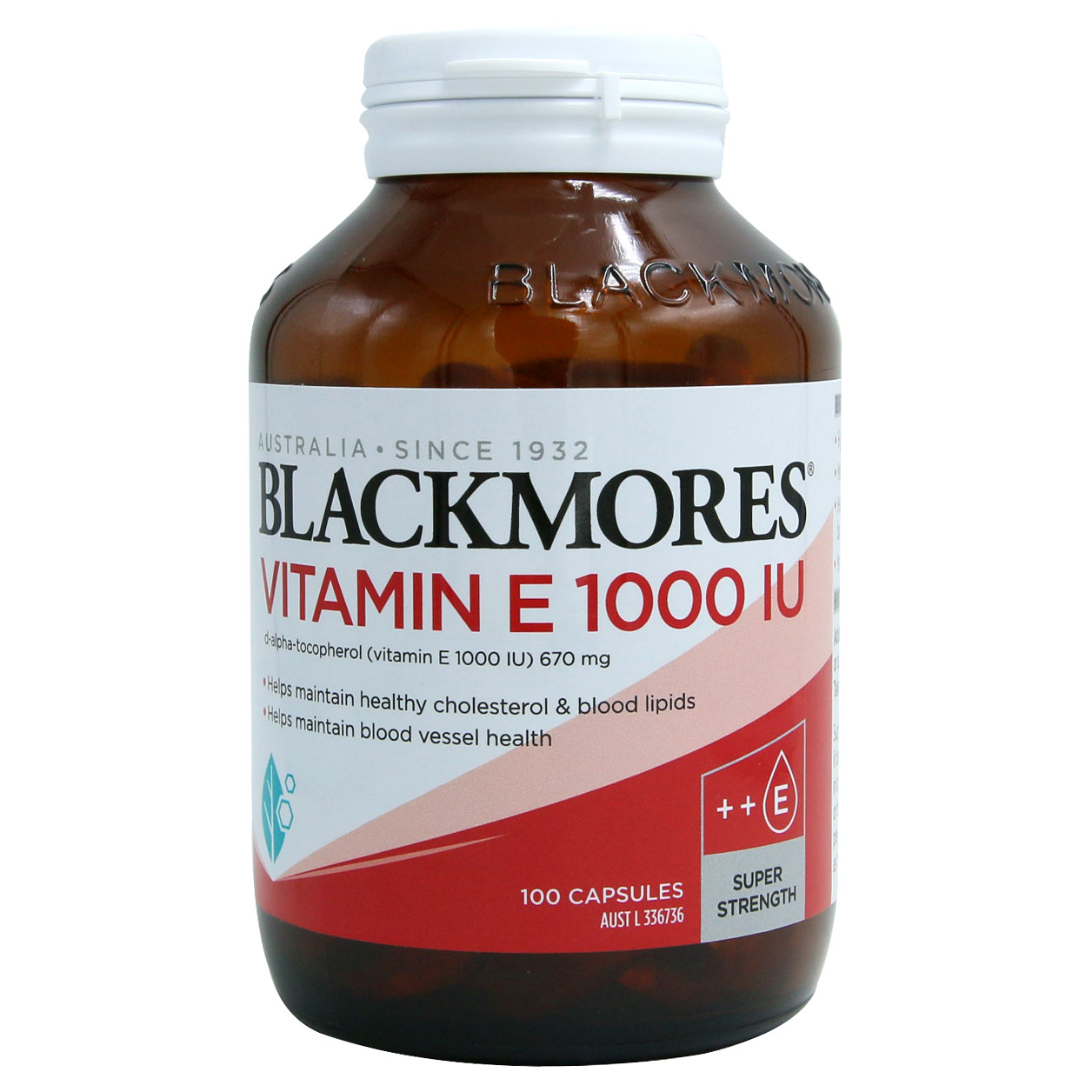  Blackmores 维生素E 1000IU 100粒  VE 维E