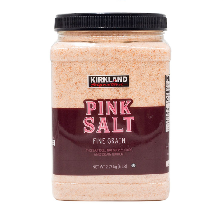 新包装澳洲KIRKLAND Signature 科克兰 喜马拉雅红盐 粉盐 玫瑰盐 2.27kg/罐
