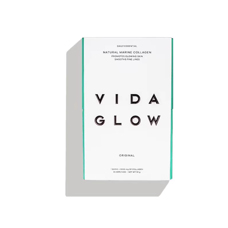  新包装Vida Glow 原味 水解深海鱼胶原蛋白肽粉90克*30包 一般贸易