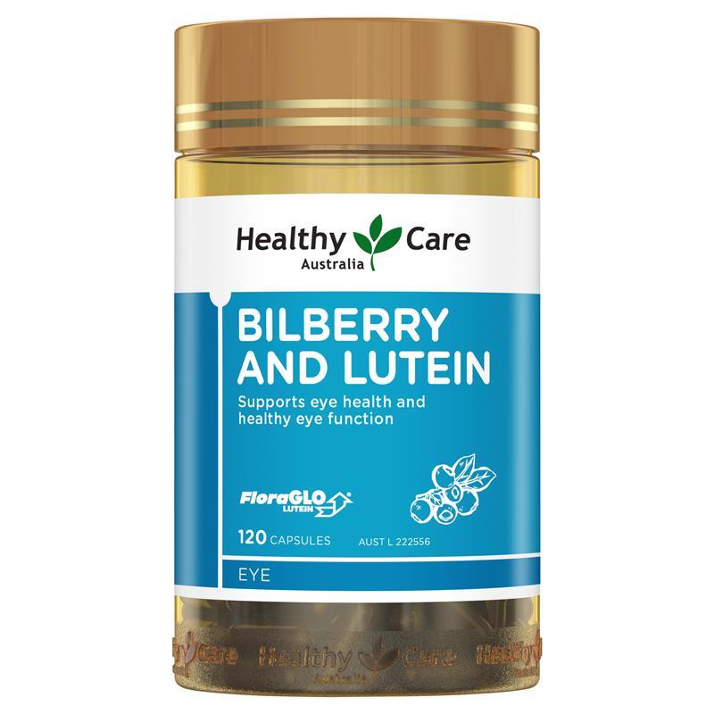 Healthy Care 蓝莓素叶黄素护眼胶囊 Bilberry Lutein 120粒
