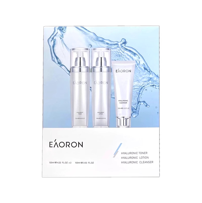 【双十一】Eaoron水光针水乳洁面套装 玻尿酸爽肤水+乳液+洁面乳二代套盒