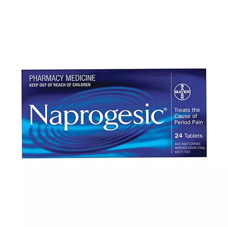 Naprogesic拜耳痛经小蓝片24片月经姨妈止痛药