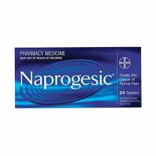 Naprogesic拜耳痛经小蓝片24片月经姨妈止痛药