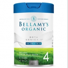 澳洲贝拉米白金版有机A2婴幼儿配方奶粉 四段