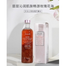 新版Fresh馥蕾诗玫瑰花瓣爽肤水250ml深层补水舒缓润泽柔肤