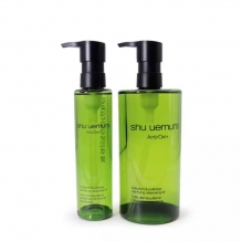  植村秀绿茶新肌经典卸妆洁颜油150/450ML温和深层清洁保湿抗氧化