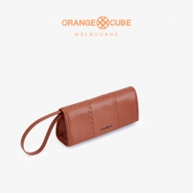 Orange Cube魔方马赛克拼接信封腋下包