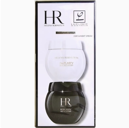  HR赫莲娜黑白绷带日霜晚霜保湿套盒补水修护滋润抗衰老套装