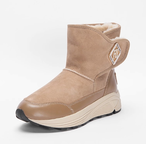 FDUGG1916雪地靴 时尚秋冬 女士雪地靴 1916 澳洲 防水羊皮毛一体