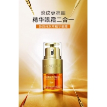 娇韵诗双萃眼霜焕活眼部精华液20ML保湿淡化细纹紧致二合一