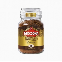 MOCCONA摩可纳8号深度烘焙无蔗糖美式速溶提神黑咖啡100g