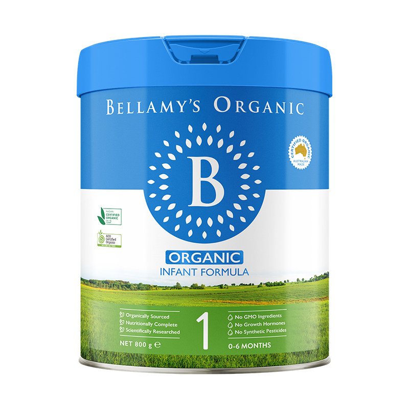 新包装Bellamy’s贝拉米有机一段900g  6罐极速发货包直邮