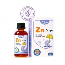 witsbb健敏思甘氨酸螯合锌液体锌进口葡萄口味60ml