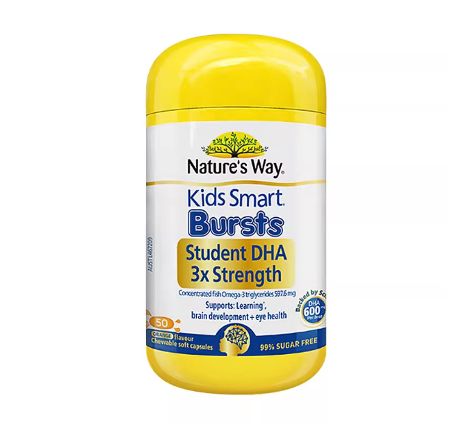 Nature's Way 佳思敏三倍增强DHA鱼油胶囊软糖50粒