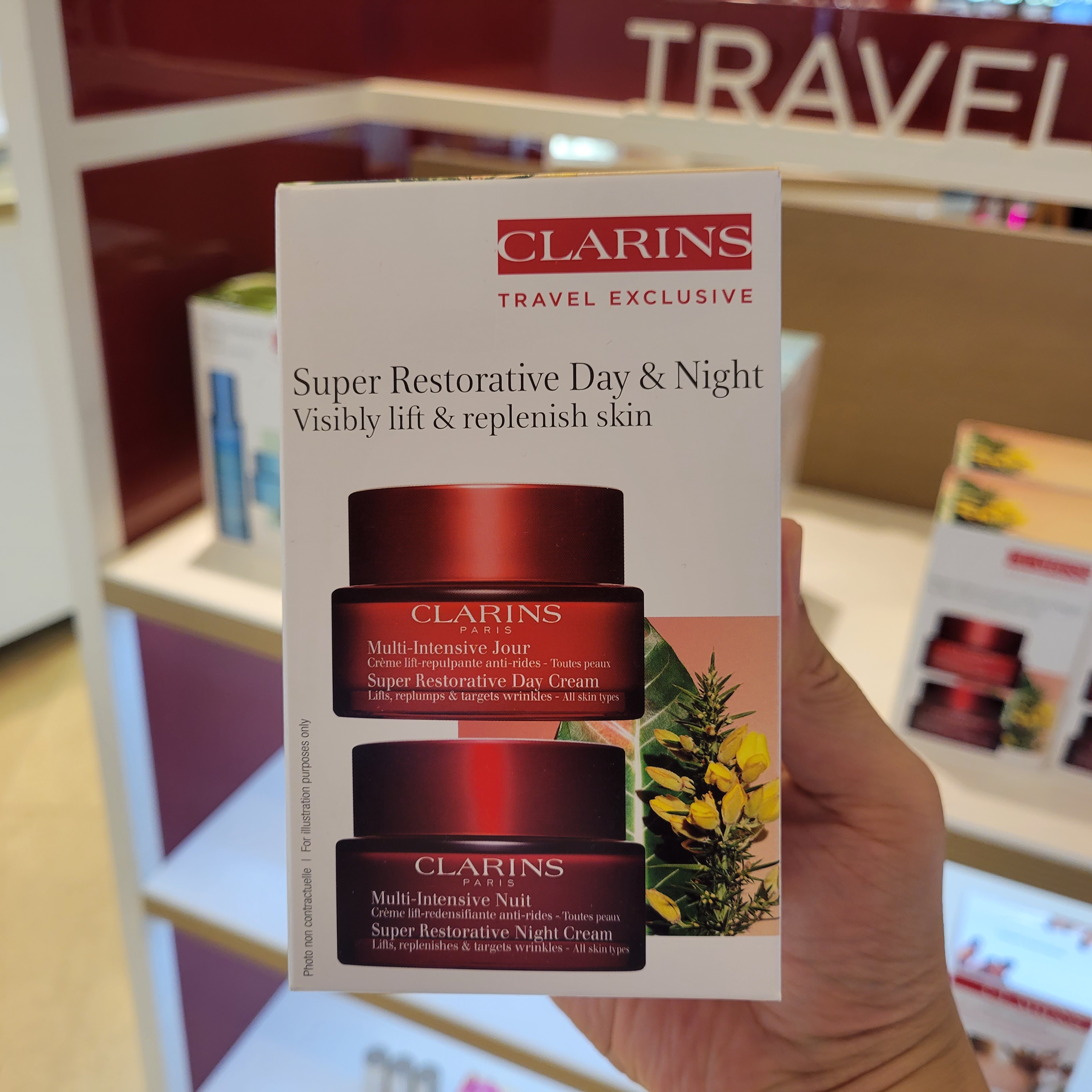 新版娇韵诗青春多元赋活面霜冻龄早晚日晚霜套装日霜50ml晚霜50ml敏感肌孕妇可用 