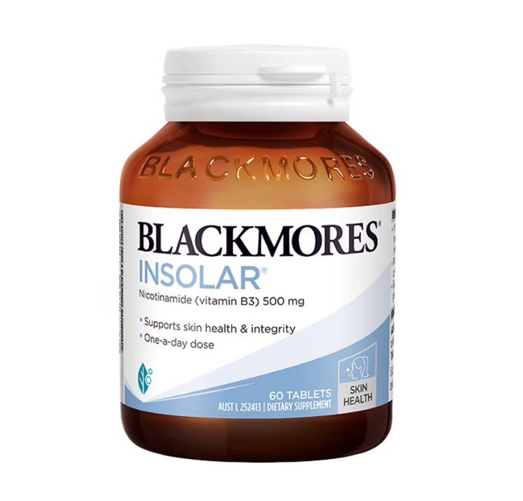 Blackmores澳佳宝烟酰胺精华片高含量提亮肤色嫩白肌肤60粒